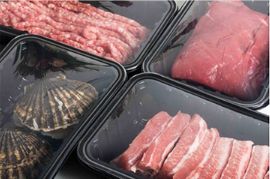 Desktop Modified Atmosphere Control Precise Gas Injection DQ400T-E Tray Sealing Machine with Food Grade 304 Stainless Steel and 6061 Anodized Aluminum Mold