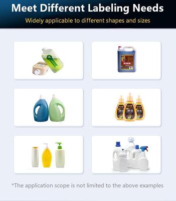 Fully automatic double-sided labeling machine for laundry detergent, shampoo, front and back labels, square bottles, mineral water, double-sided labeling machine