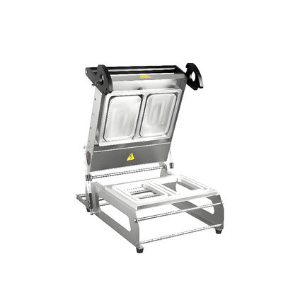 Paslanmaz çelik kompakt el tepsisi mühürleyici FR370E Gıda ambalajı için 1 yıllık garanti ile