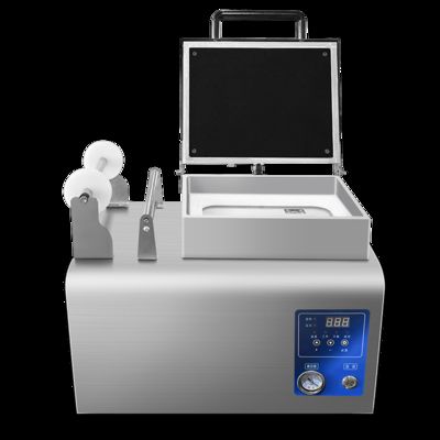 Gıda Sınıfı Paslanmaz Çelik ve Hızlı Gıda Paketleme için 6061 Eloksallı Alüminyum Kalıplı Plastik Tepsi Vakum Skin Paketleme Makinesi CH-DQ230VST