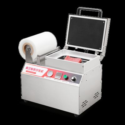 Gıda sınıfı 304 paslanmaz çelik ve 6061 anodize alüminyum kalıpları ile vakum deri mühürleme makinesi DQ240VST
