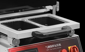 Food Grade 304 Stainless Steel Tray Sealing Machine DQ270T-E with 6061 Anodized Aluminum Mold and Integrated Control System