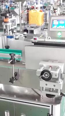 Fully automatic rolling round bottle labeling machine CH-301 glass bottle, plastic bottle, honey chili sauce, self-adhesive labeling machine manufacturer